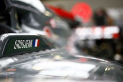 The car of Romain Grosjean, Haas F1 Team VF-17