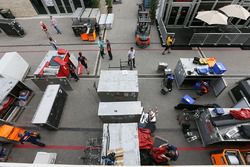 Des containers pour transporter le matériel