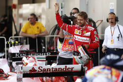 Polesitter Sebastian Vettel, Ferrari