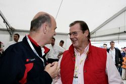 Roger Moore avec Wolfgang Ullrich