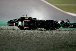 Johann Zarco, Monster Yamaha Tech 3 crash