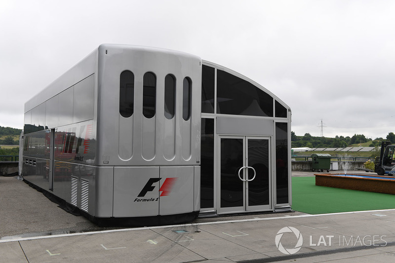 F1 motorhome