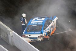 Ryan Blaney, Wood Brothers Racing Ford wreck