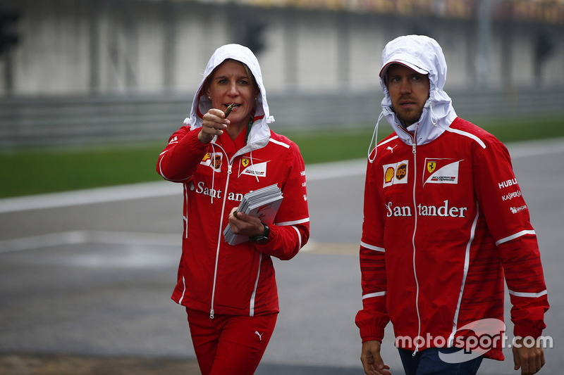 Britta Roeske dan Sebastian Vettel, Ferrari