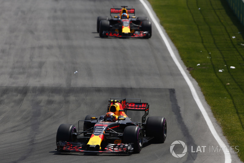 Max Verstappen, Red Bull Racing RB13, Daniel Ricciardo, Red Bull Racing RB13