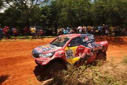 #302 Toyota Gazoo Racing Toyota: Giniel de Villiers, Dirk von Zitzewitz