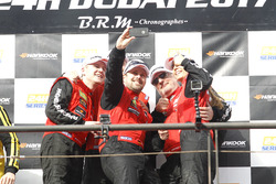 Podium: Winner AM #1 Hofor-Racing Mercedes AMG GT3: Michael Kroll, Chantal Kroll, Roland Eggimann, Kenneth Heyer, Christiaan Frankenhout
