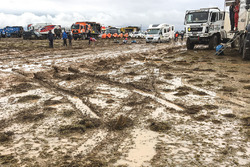 Des inondations dans le bivouac d'Oruro