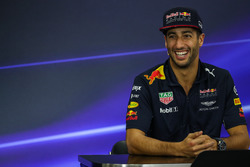 Daniel Ricciardo, Red Bull Racing in the Press Conference
