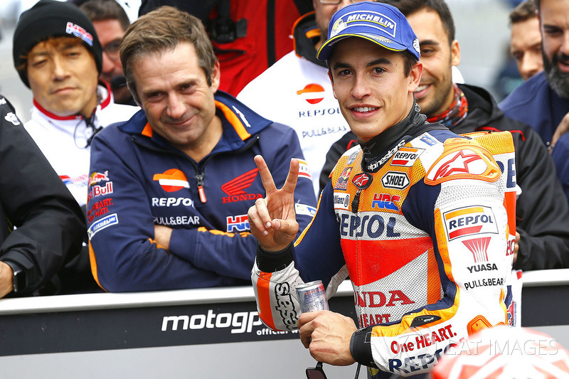 Pole sitter Marc Marquez, Repsol Honda Team