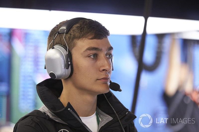 George Russell, pembalap junior Mercedes AMG F1