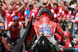 Il vincitore della gara Jorge Lorenzo, Ducati Team