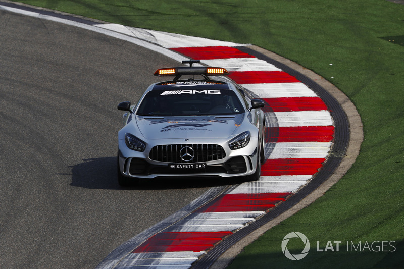 The AMG Mercedes safety-car