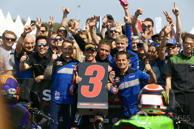 Il terzo classificato Michael van der Mark, Pata Yamaha