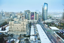 Baku aerial view