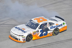 Spencer Gallagher, GMS Racing, Chevrolet Camaro Allegiant celebrates his win