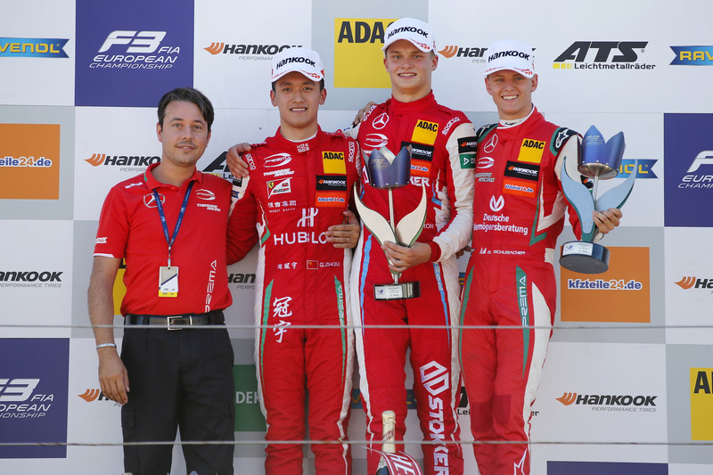 Prema sapu bersih podium Race 1, F3 Eropa Zandvoort