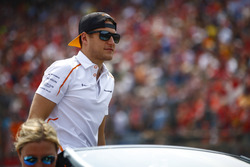 Stoffel Vandoorne, McLaren, in the drivers parade