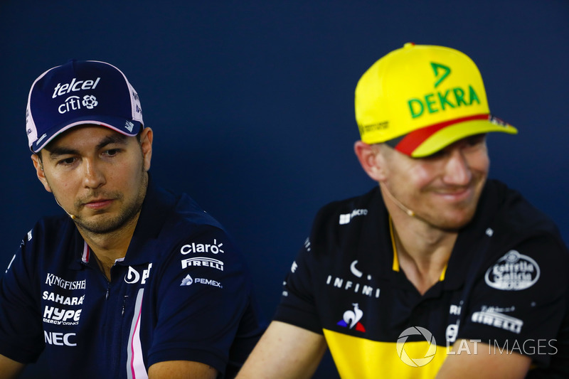 Konferensi pers: Sergio Perez, Force India, dan Nico Hulkenberg, Renault Sport F1 Team