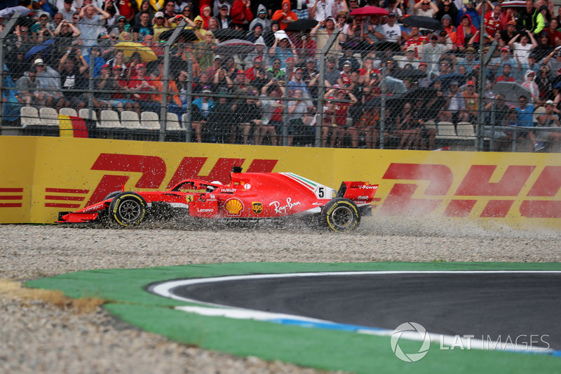 Accidente de Sebastian Vettel, Ferrari SF71H