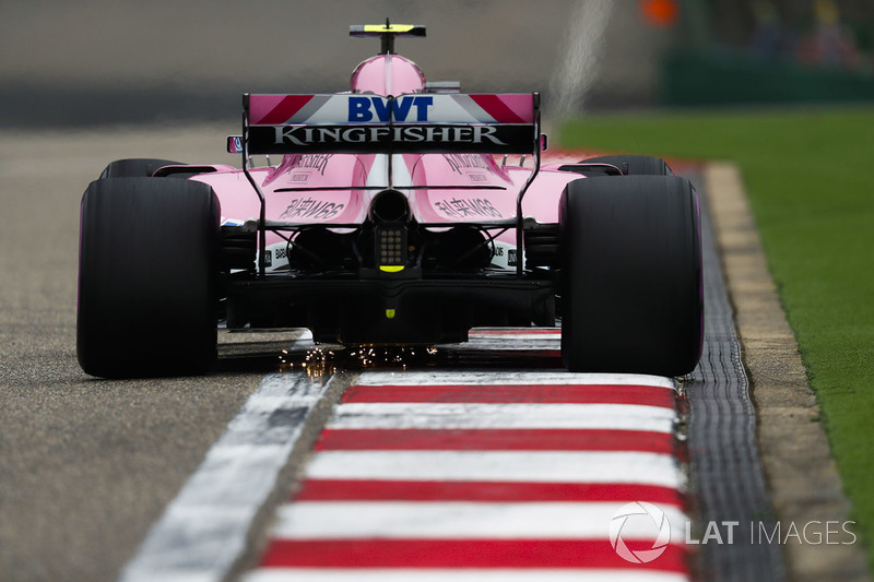 12: Esteban Ocon, Force India VJM11 Mercedes, 1'33.057