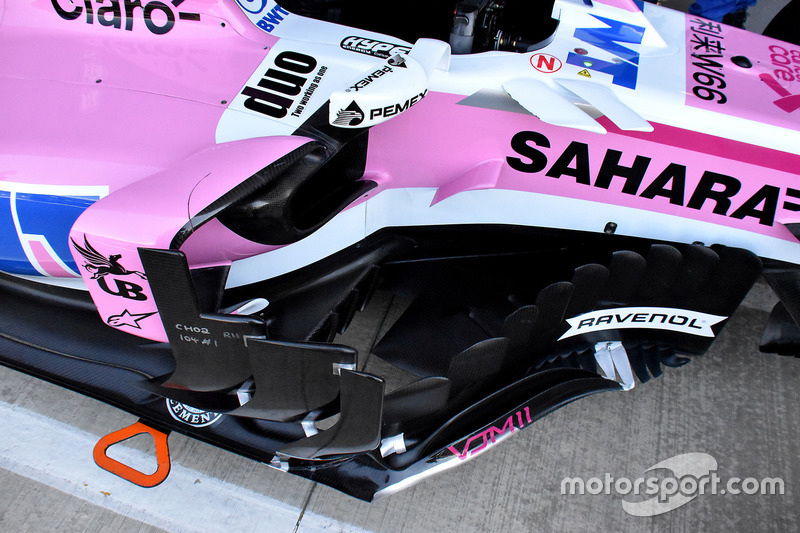 Область дефлекторов Force India F1 VJM11