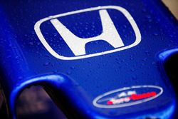 The Honda badge on the nose of the Toro Rosso STR13
