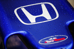 Le logo Honda sur le nez de la Toro Rosso STR13