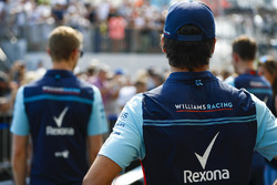 Lance Stroll, Williams Racing, and Sergey Sirotkin, Williams Racing