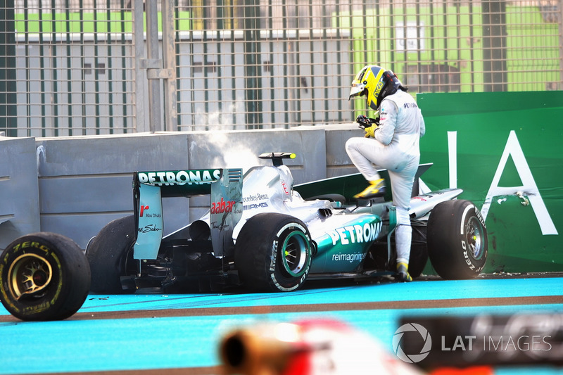 Accident de Nico Rosberg, Mercedes AMG F1 W03