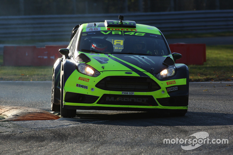 Valentino Rossi, Carlo Cassina, Ford Fiesta WRC