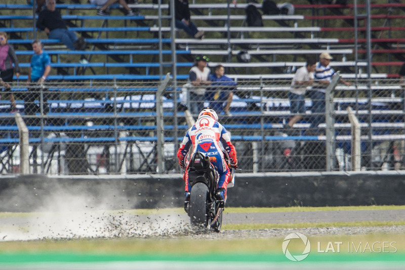 Jack Miller, Pramac Racing, running wide