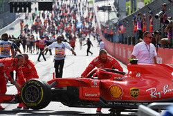 Ferrari SF71H in parc ferme