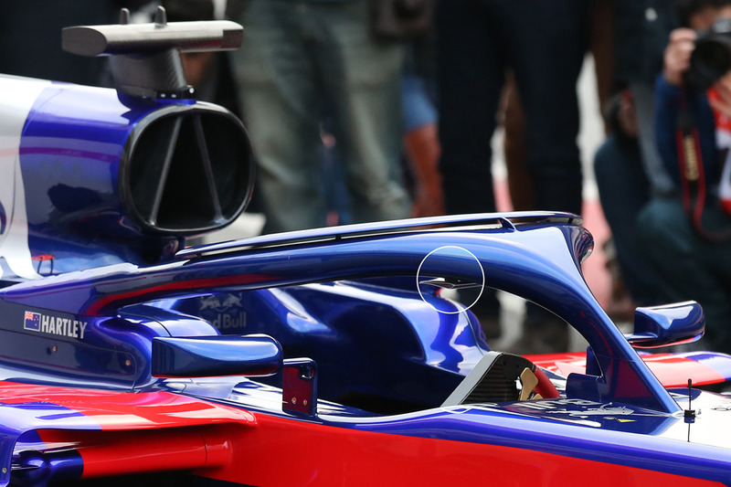 Scuderia Toro Rosso STR13 Halo Fin detail