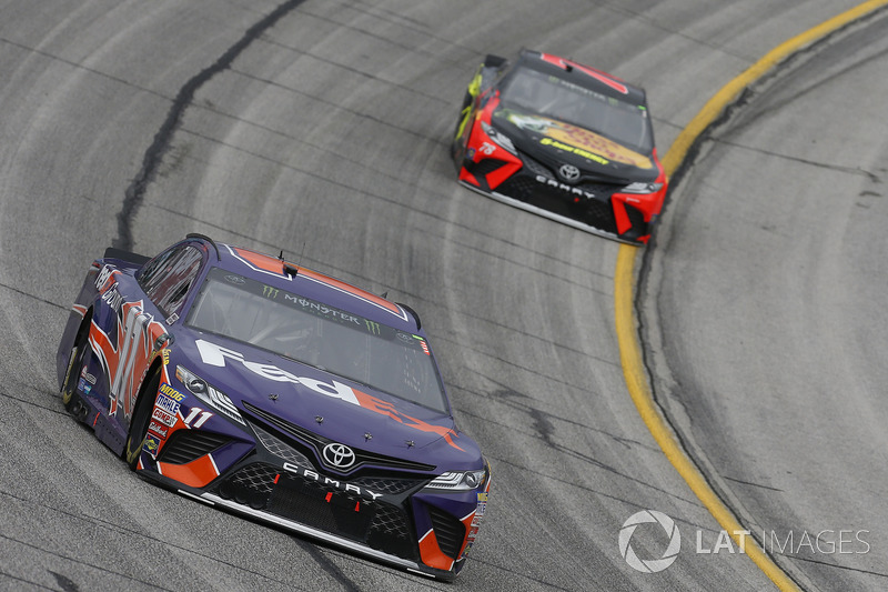 Denny Hamlin, Joe Gibbs Racing, FedEx Ground Toyota Camry