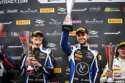 Podium: Race winners #75 Optimum Motorsport Aston Martin V12 Vantage GT3: Flick Haigh, Jonny Adam