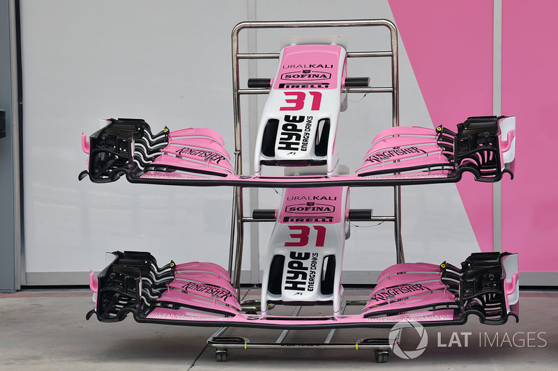 Force India VJM11 nariz y ala delantera