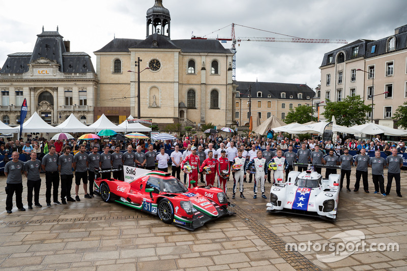 #10 Dragonspeed BR Engineering BR1: Henrik Hedman, Ben Hanley, Renger Van der Zande, #31 Dragonspeed Oreca 07: Roberto Gonzalez, Pastor Maldonado, Nathanael Berthon