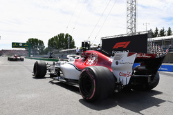 Charles Leclerc, Sauber C37 sur la grille
