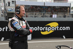 A Toyota Racing team member