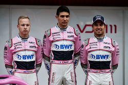 Nikita Mazepin, Sahara Force India F1, Esteban Ocon, Sahara Force India F1 and Sergio Perez, Sahara Force India