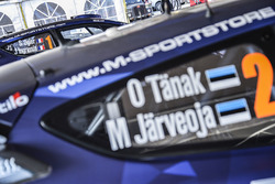 Car of Ott Tänak, Martin Järveoja, Ford Fiesta WRC, M-Sport and Sébastien Ogier, Julien Ingrassia, F