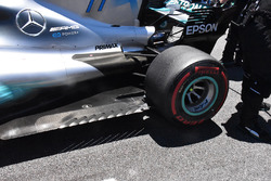 Mercedes AMG F1 W08, dettaglio del diffusore