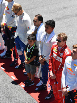 Felipe Massa, Williams with his son Felipinho Massa