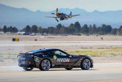 Sam Schmidt in the ARROW-modified Corvette C7 Z06 at Nellis Air Force Base, NV