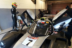 Edoardo Liberati, Tom Dillmann e Mikael Grenier ai test di Silverstone con la Ligier LMP3 del T-Sport