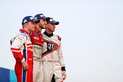 Podium: race winner Daniel Abt, Audi Sport ABT Schaeffler, second place Felix Rosenqvist, Mahindra R