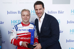 Il Julius Bar Pole Position award viene consegnato a Felix Rosenqvist, Mahindra Racing