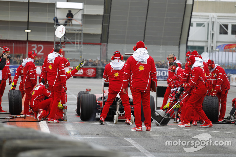 Pitstop del Ferrari F60