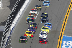 Chase Elliott, Hendrick Motorsports Chevrolet Camaro, Austin Dillon, Richard Childress Racing Chevrolet Camaro and Joey Logano, Team Penske Ford Fusion